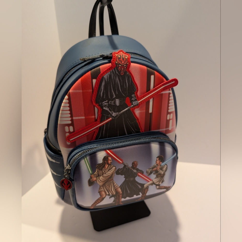 NWT Loungefly Star Wars Blue Backpack New Collectors Edition